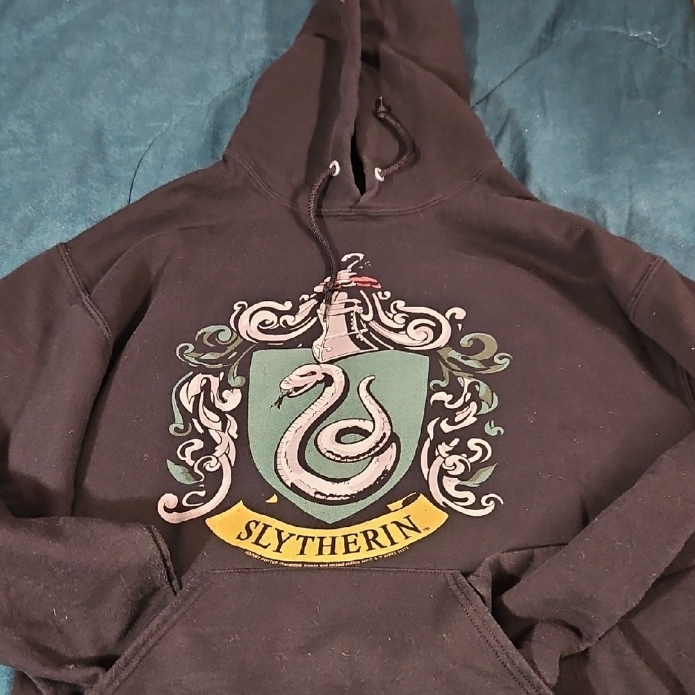 Slytherin Black Hoodie Sweater